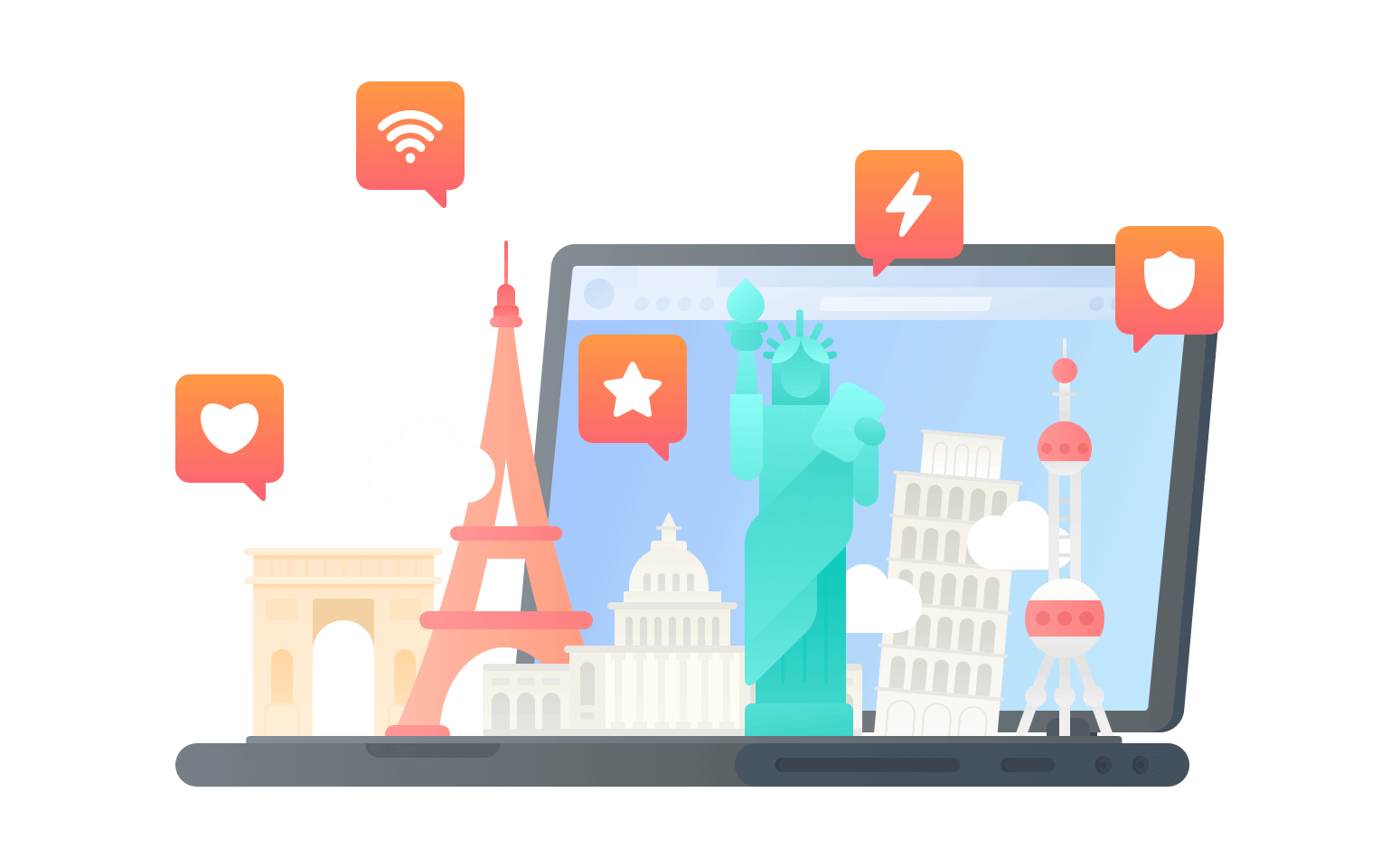 在英属印弟安海城连接到中国的软件 - 翻回VPN